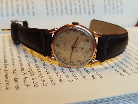 Relógio IWC schaffhausen, 35 mm, plaquê ouro Rose
