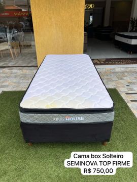 CAMA BOX DE SOLTEIRO 