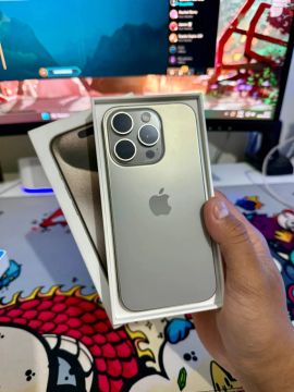 iPhone 15 Pro, Natural Titanium - 128GB