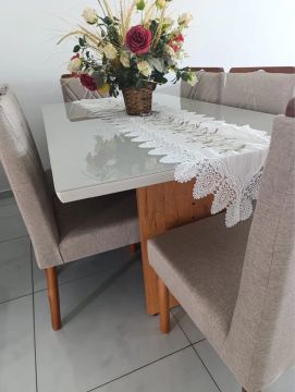 Mesa de jantar 6 cadeiras 