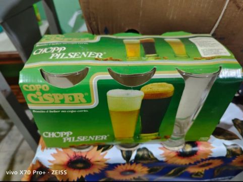 Copo Chopp tulipa cristal 300ml