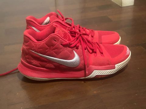 Kyrie 3 vermelho original tamanho 42