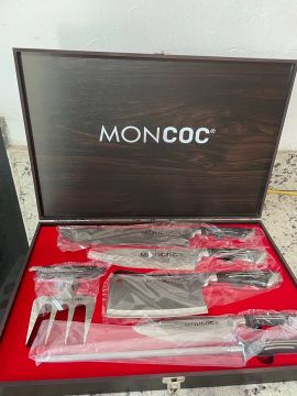 Conjunto de Facas Moncoc - 6 Peças - Novo
