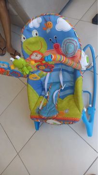 Balanço Infantil Bebê com Brinquedos - Divertido e Seguro