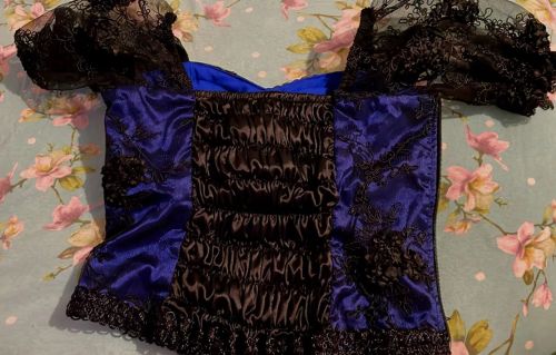 Corselet azul novo