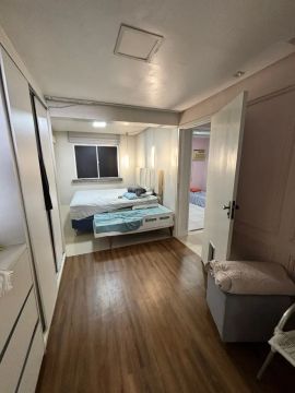 Alugo Apto Cohafuma 74m , condomínio Val Paraíso , 4° andar, 02 qts.