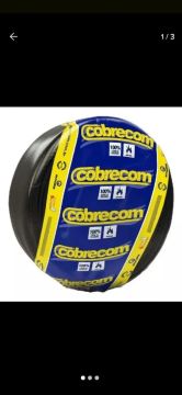 FIO FLEXÍVEL 6MM COBRECOM COR PRETO
