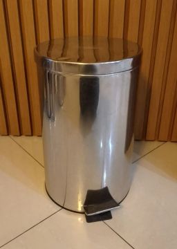 Lixeira de Aço Inox para cozinha 12 litros 