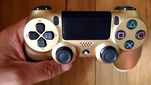 Controle PS4 Dourado (paralelo 1 linha)