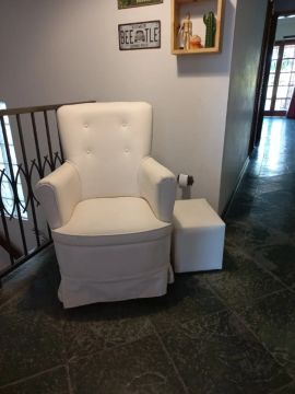 Poltrona de balanço + puff
