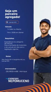 Expresso Nepomuceno Agregando SP x MG 