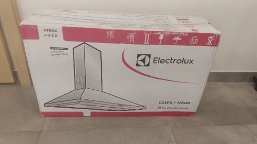 COIFA PAREDE 90CXS INOX ELETROLUX - NOVA NA CAIXA 127V