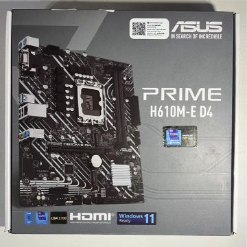 Placa Mãe Asus Prime D4, Intel LGA 1700, mATX, DDR4 - H610M-E