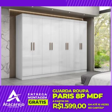 Guarda Roupa Casal Entrega e Monta Grátis 