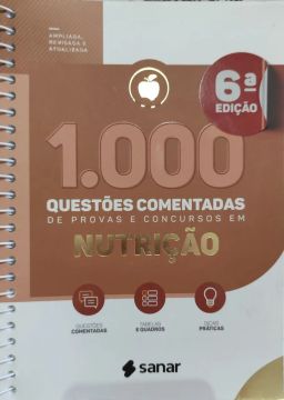1.000 Questões Comentadas de Nutrição - 6ª Edição