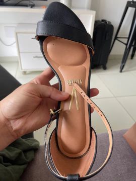 Sandália de Salto Alto Preta