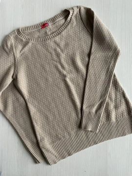 Blusa tricot bege