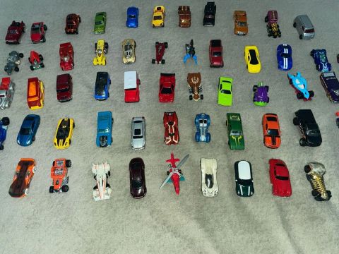 Coleção de Carrinhos Hot Wheels