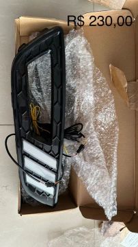 Moldura com led para ford focus 