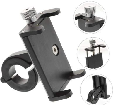  PROMOÇÃO   Suporte pra Celular de Alumínio pra Moto e Bike