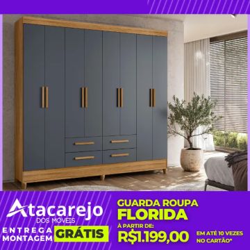 Guarda Roupa Casal Entrega e Montagem Grátis 