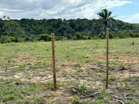 Terreno de 29500 metros pertinho da melhor praia de Cumuruxatiba. Preço abaixo do mercado.