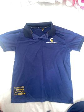 Camiseta Polo Azul - Contemporâneo FARDA PRÉ