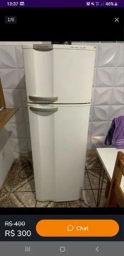 GELADEIRA TOP DUPLEX COMPACTA EM ÓTIMO ESTADO GELANDO MUITO! ENTREGO GRÁTIS EM VV 