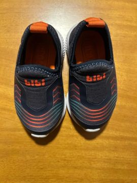Tênis Bibi Infantil - Azul com Laranja - N 19