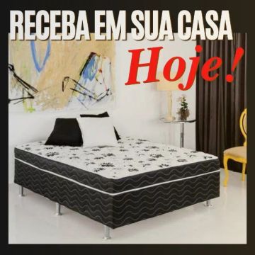Cama Box Casal 138x188cm - Receba Hoje