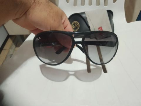 Óculos de Sol Ray-Ban vagabond  Preto original unisex 
