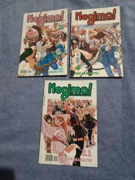 Negima! Mangá Volumes 2, 4 e 21