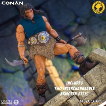 Mezco One 12 1:12 Conan the Conqueror + Barbarian Booster Pack