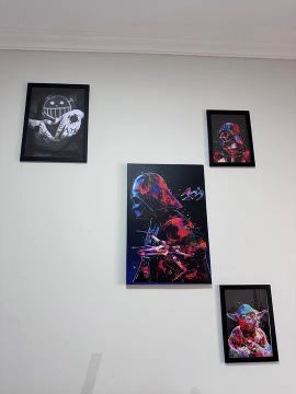 Quadros Decorativos Star Wars e One Piece