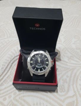 Relógio Technos Skydiver Clássico NOVO Na Caixa Pulseira em Aço inoxidável ou Silicone