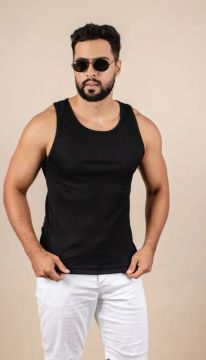 Regata masculina algodão premium modal 