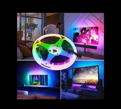 Led para Tv controle remoto e controle de voz (2 metro)