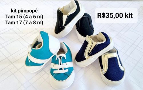 Sandálias e tênis infantis 