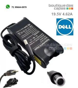 Fonte Carregador para notebook Dell 19.5v 3.34a 65w Plug 4.5mm X 3.0mm