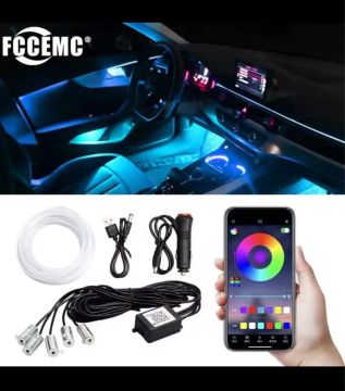 Fita Led para interior do carro
