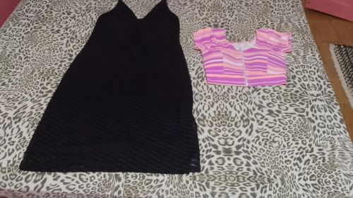 Blusas e vestidos tm:G e vestidos cada peça 10$ semi novos não entrego apenas venda 