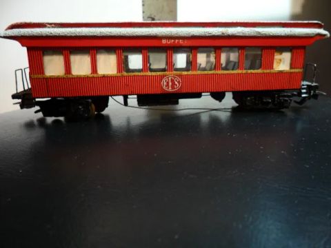 Vagão Bagageiro Antigo EFS  Escala HO - 1:87  Carro de bagagens, correio 
