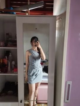 Vendo vestido cinza 
