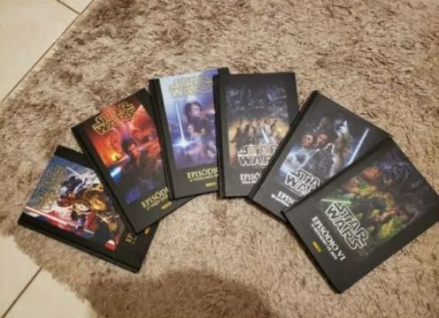 Pack contendo as duas primeiras trilogias da saga Star Wars 