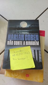 Livro Harlan Coben - Não Conte a Ninguém - R$10,00