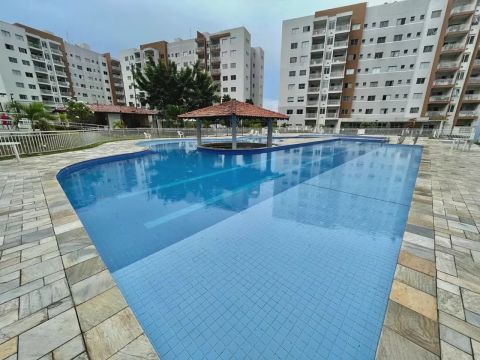Av. das Torres.  Condomínio Acqua,  100% mobiliado, 03 quartos sendo 01 suíte, 2 vagas