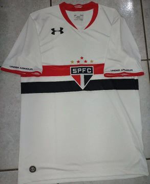 Camiseta Original Oficial do São Paulo Futebol Clube Ano 2015- Under Armour - Tamanho G