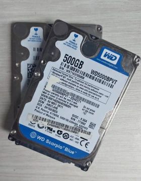 2 HDs 500GB 2.5 WD