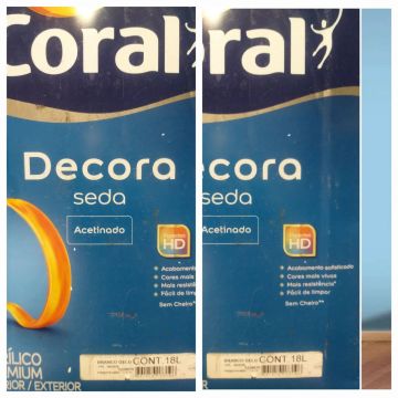 Tinta Coral Decora Seda Acetinado 18L - Branco Gelo