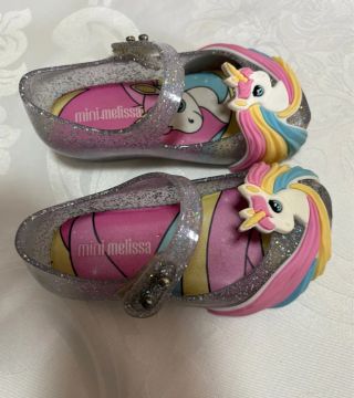 Sandália Infantil Mini Melissa Unicórnio